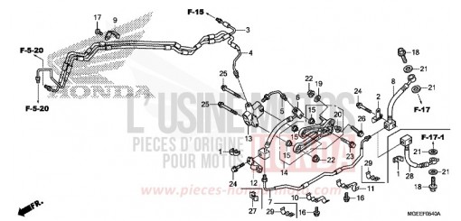 FLEXIBLE DE FREIN VFR1200FDF de 2015